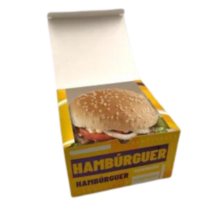Caixa Box Hambúrguer Gourmet c/ 50UN