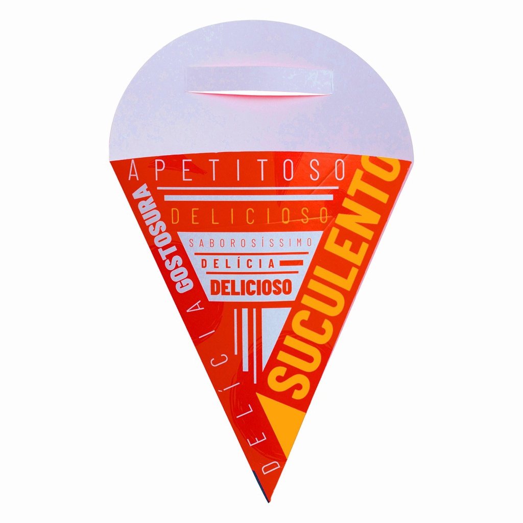 Embalagem Cone Vermelho c/ 50UN