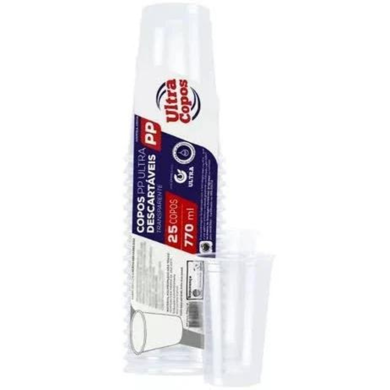 Copo Plástico Descartável Ultra PP 770ML_1