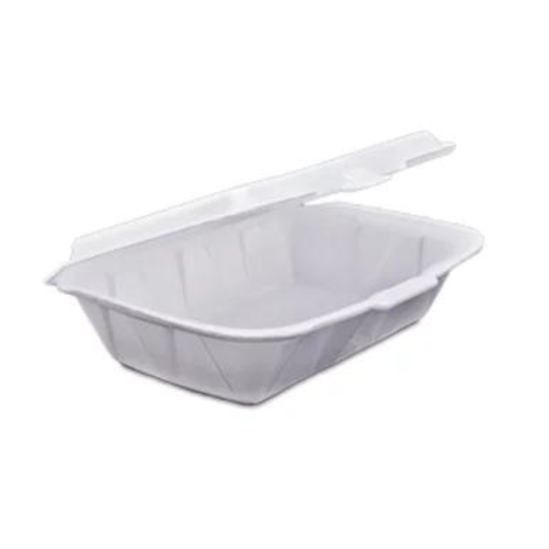 Marmitex Estojo Isopor EPS s/div Branca Média Totalplast (TH-101)_1