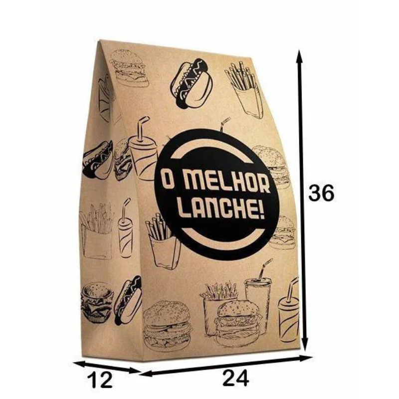 Saco SOS Kraft Delivery Resistente 15KG c/100 UN_1